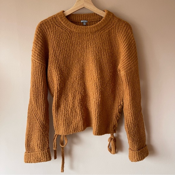 Mustard Yellow Chunky Sweater - Picture 1 of 6